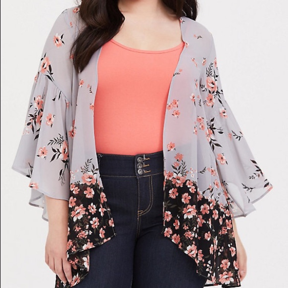 Torrid floral kimono